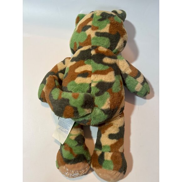 Great Wolf Lodge Camouflage Wolf Plush By Build-A-Bear Workshop 16 Stuffed Anima - Picture 6 of 11